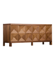 Quadrant 3-Door Sideboard-Dark Walnut