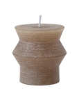 Totem Pillar Candle in Brown
