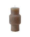 Totem Pillar Candle in Brown
