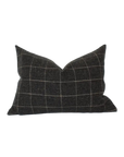 Black Plaid Pillow