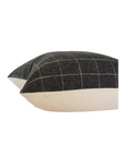 Black Plaid Pillow
