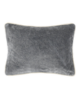 Heirloom Velvet Pillow in Stone Grey