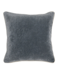 Heirloom Velvet Pillow in Stone Grey