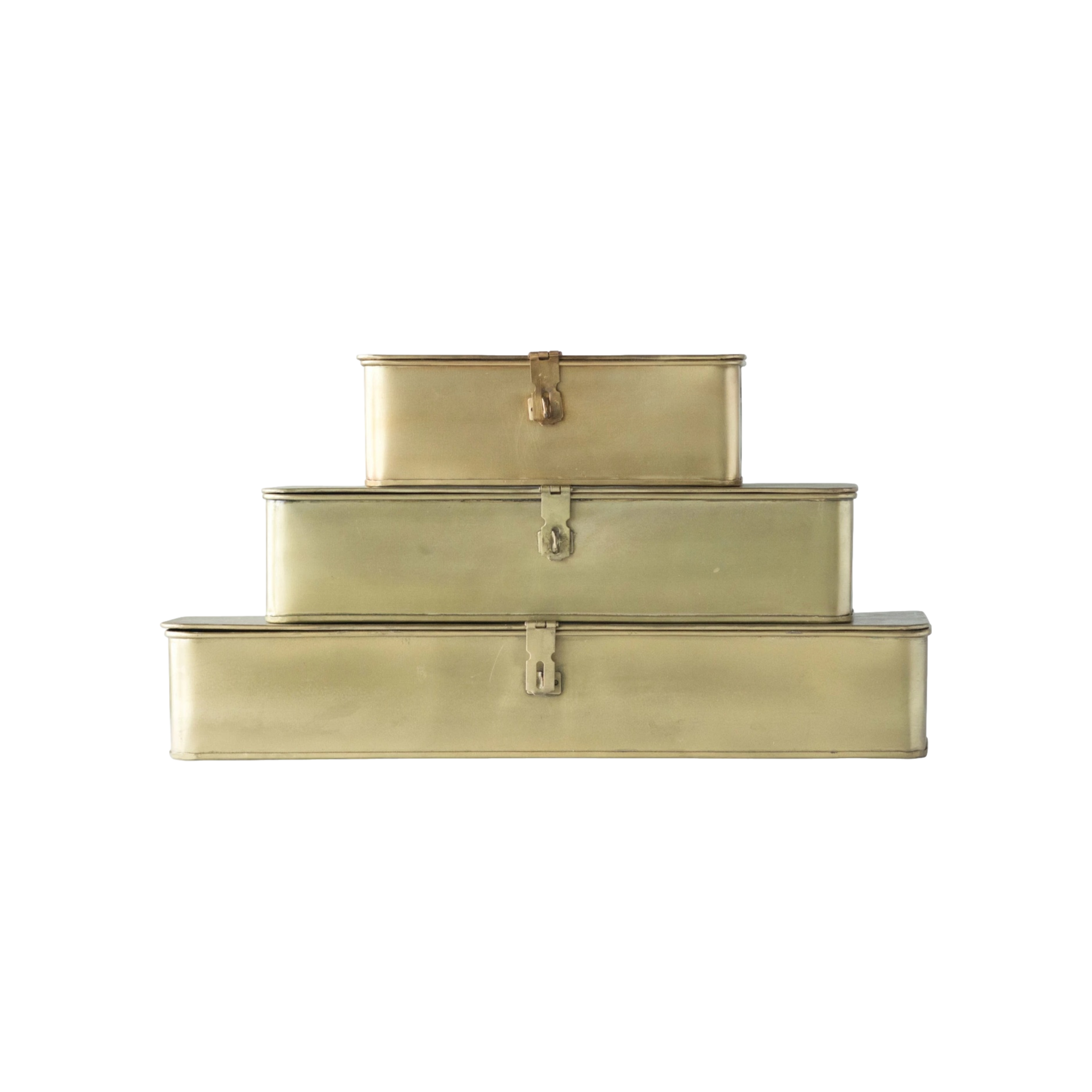 Brass Metal Boxes (Long)