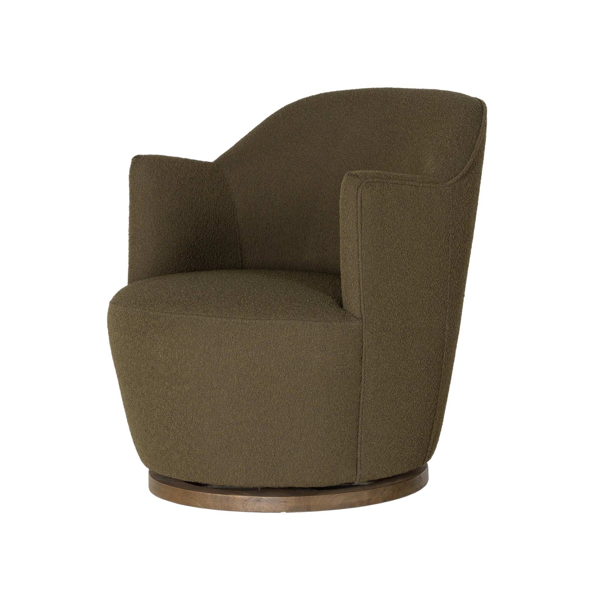 Aurora Swivel Chair in Olive