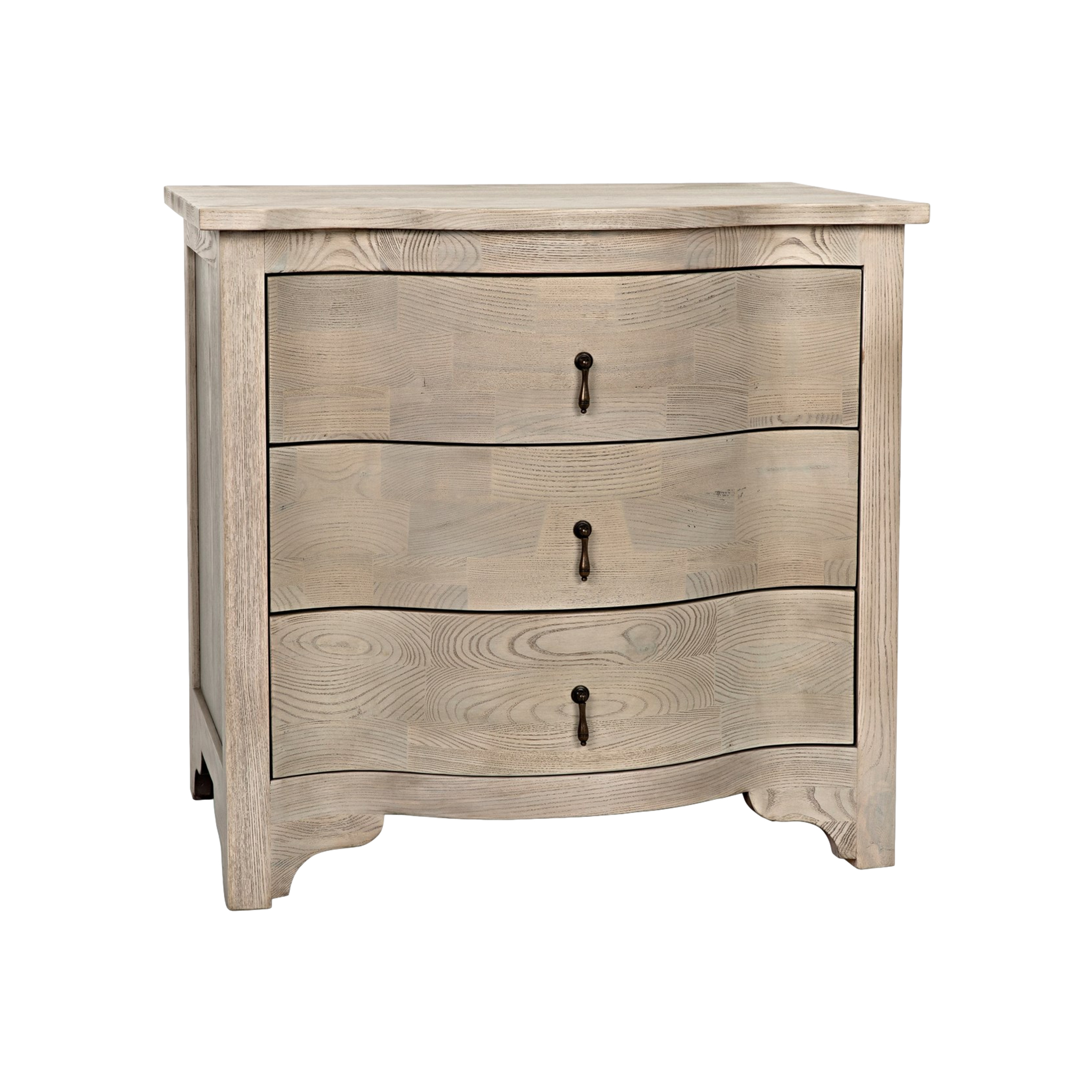 Curved Front Side Table