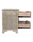 Curved Front Side Table