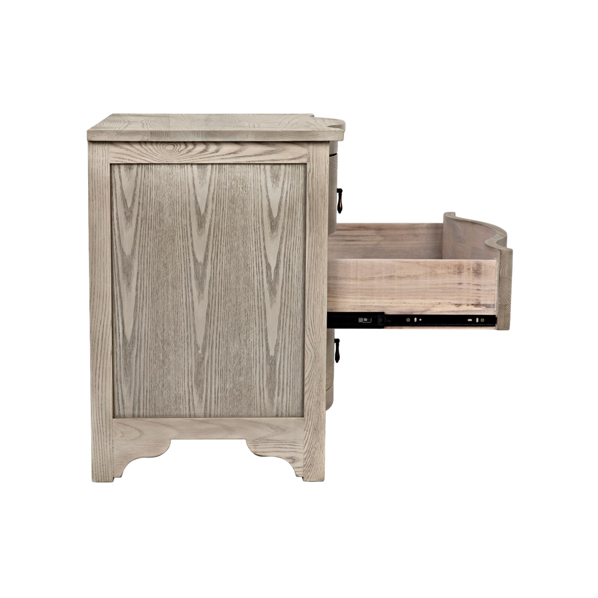 Curved Front Side Table