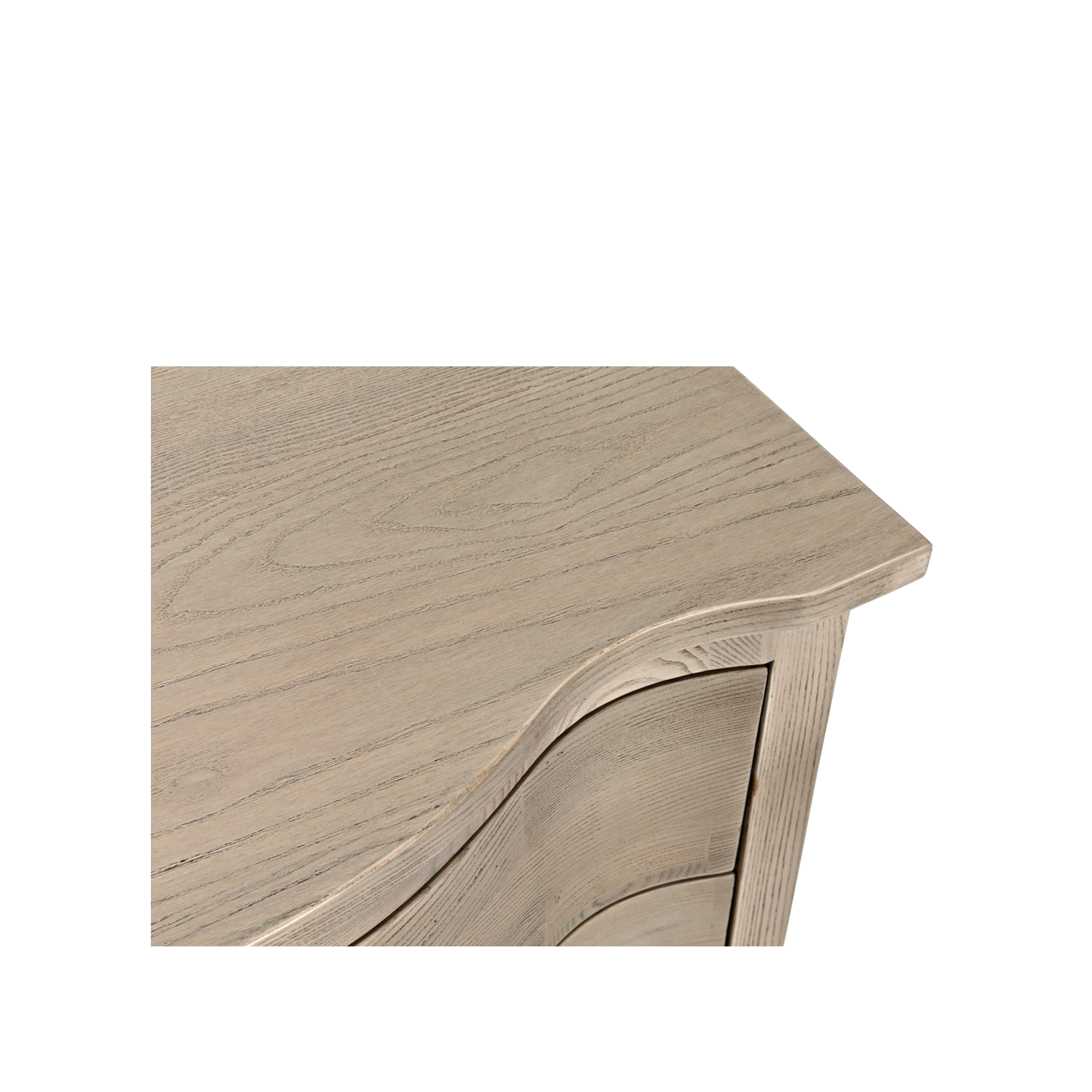Curved Front Side Table