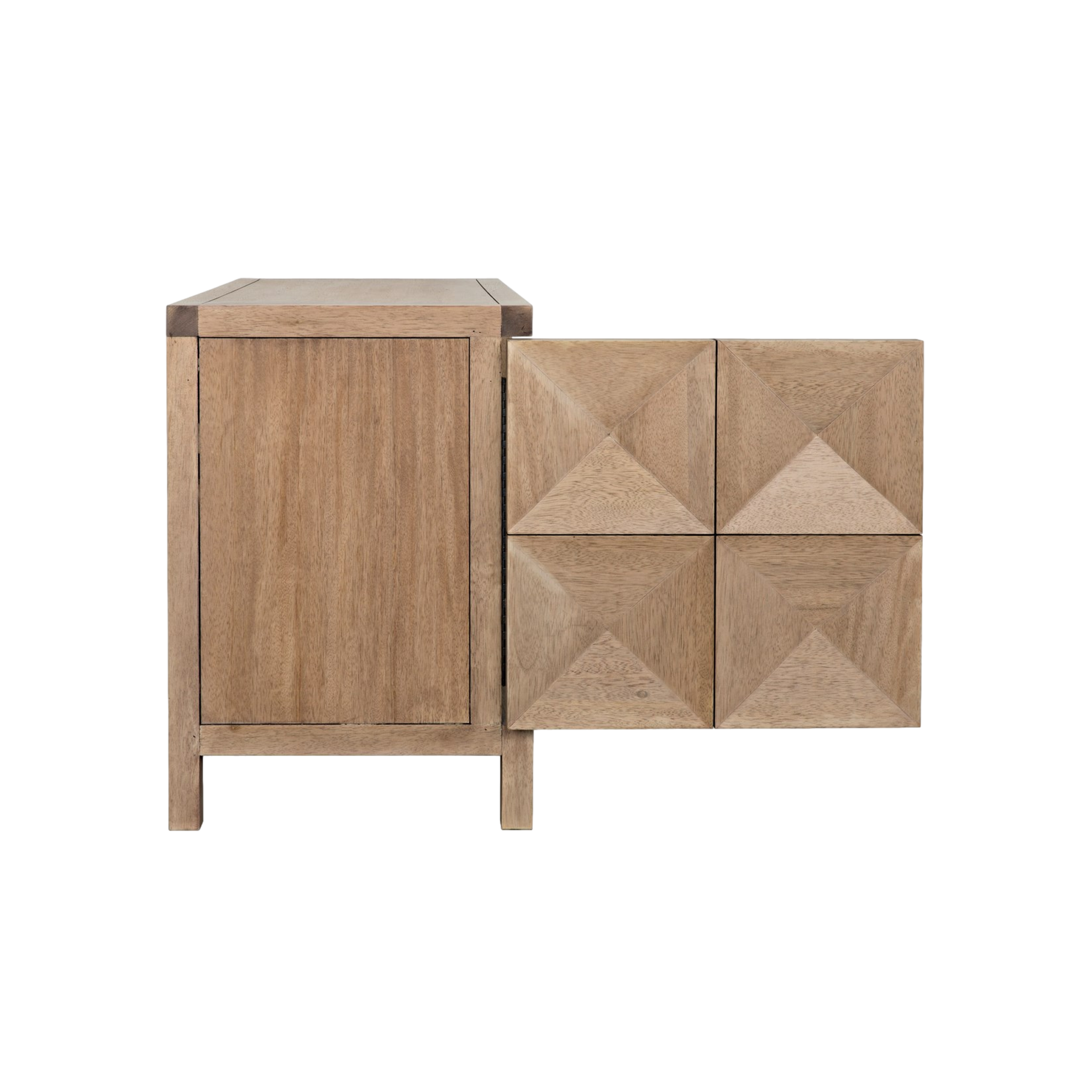 Quadrant 2-Door Sideboard in Washed Walnut