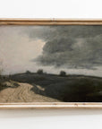 Moody Muted Landscape Art | Vintage Overcast Art Print L227: 16”x20”