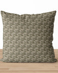 Serene Petals Pillow Cover | Vintage Floral Throw Cover: 22" x 22" / Printed Back