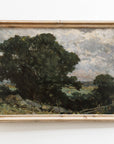 Dark Moody Landscape Oil Painting Wall Decor L137: 8"x10"
