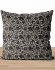 Timeless Blooms V Vintage Floral Pillow Cover | Throw Pillow: 18" x 18" / Printed Back