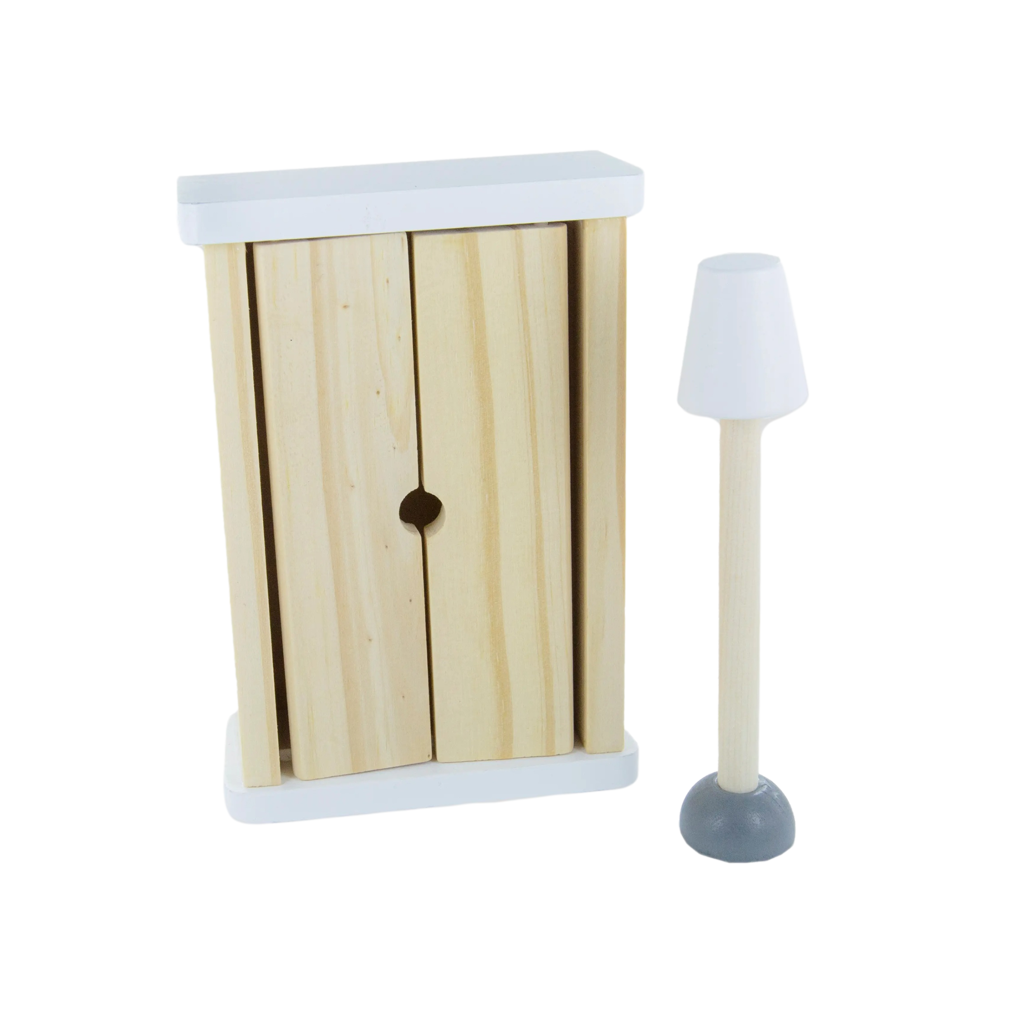 Wooden Dollhouse Furniture Set