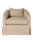 Topanga Swivel Chair in Flax