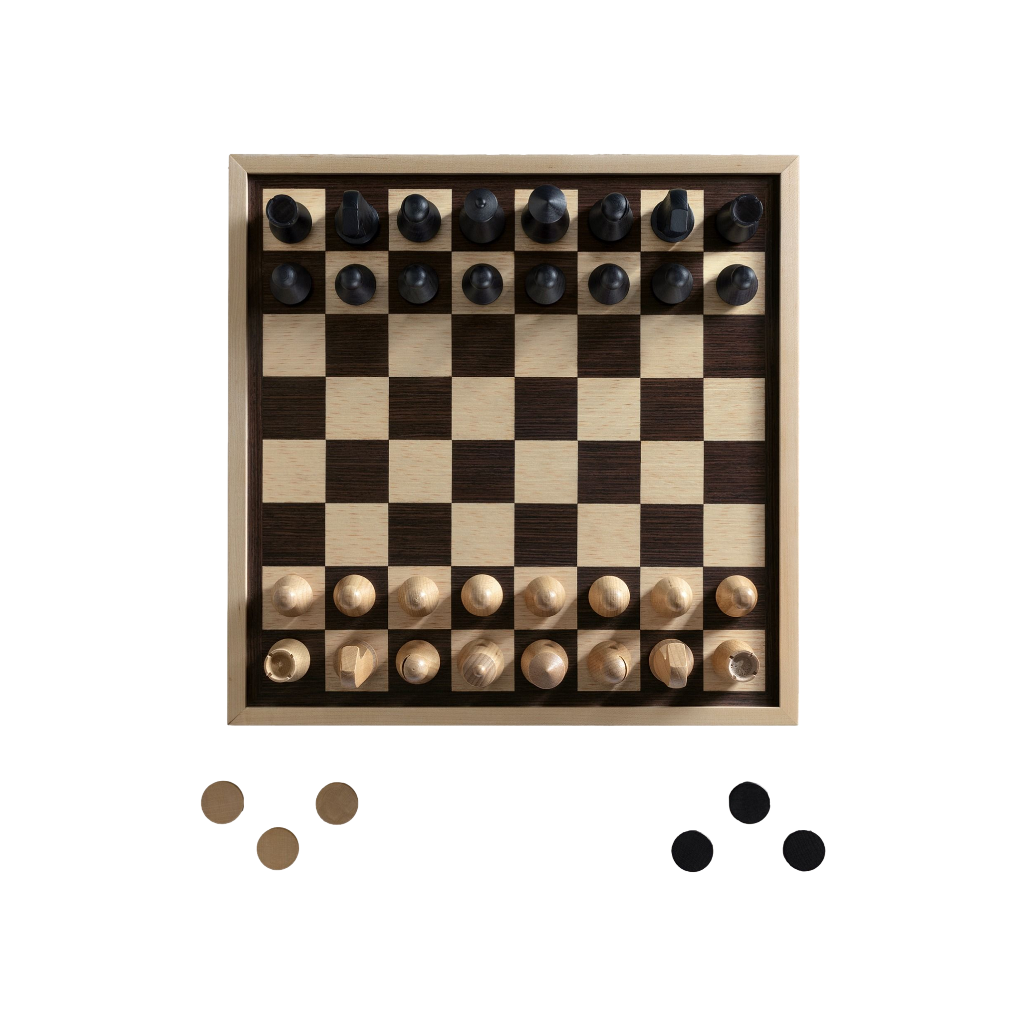 Chess &amp; Checkers Maple Luxe Edition