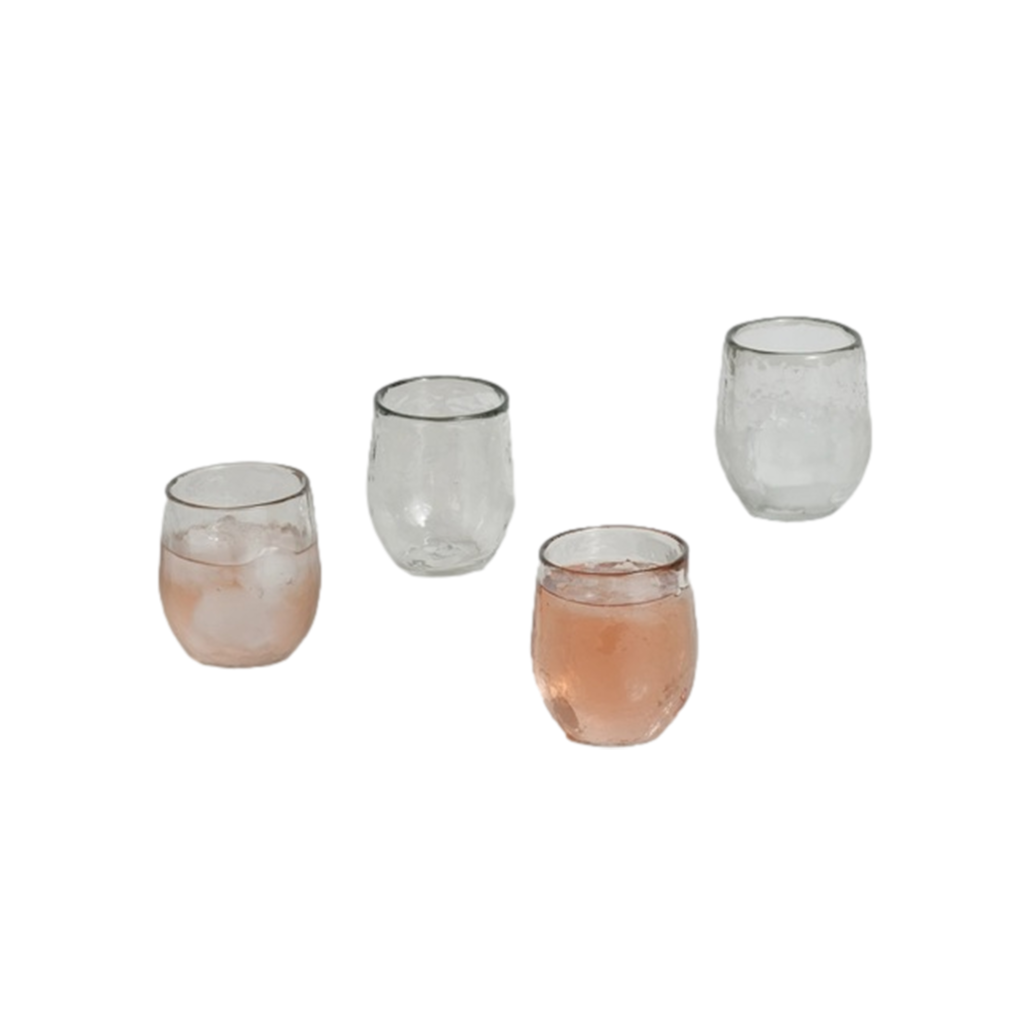 Pebbled Spirits Glass (Set of 4)