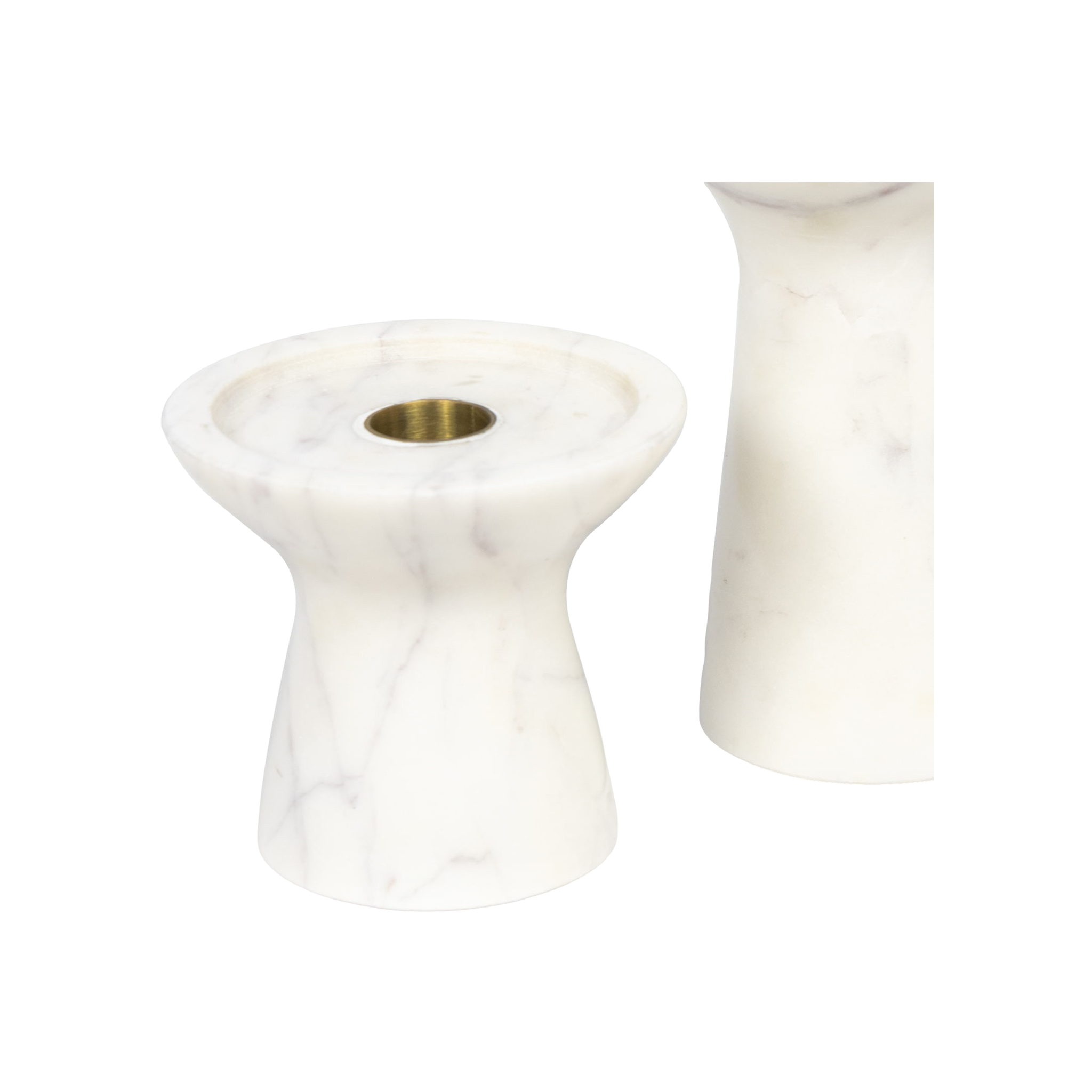 Klein Marble Candle Holder Set