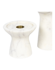 Klein Marble Candle Holder Set