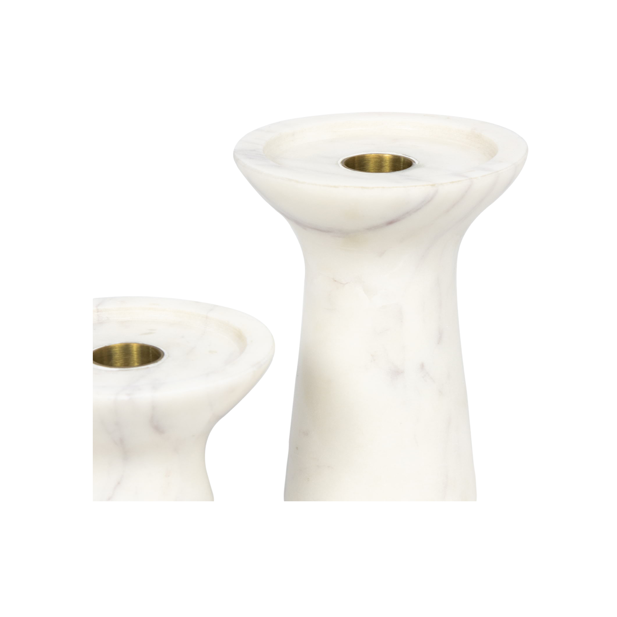 Klein Marble Candle Holder Set