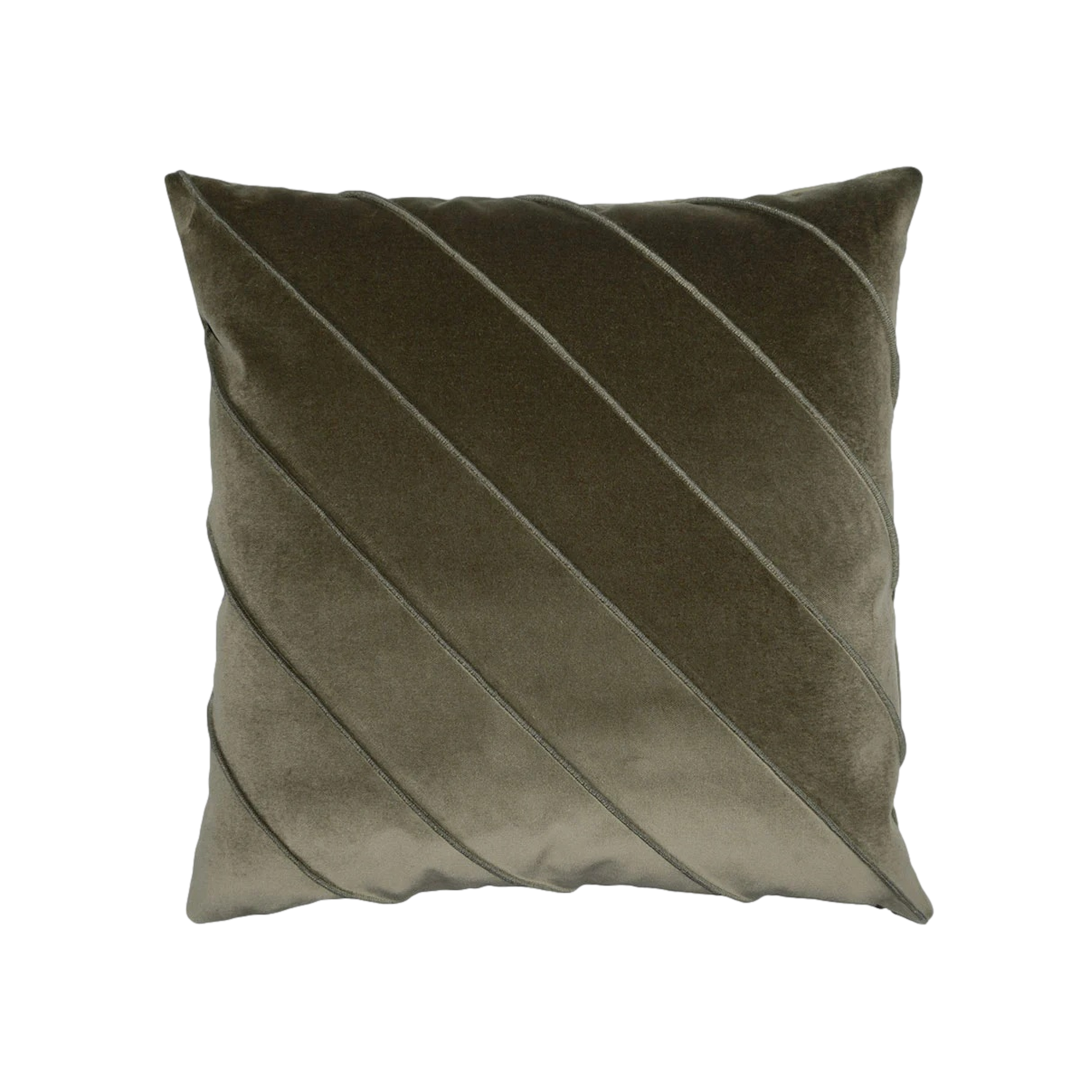 Briar Como Velvet Pillow (Artichoke)