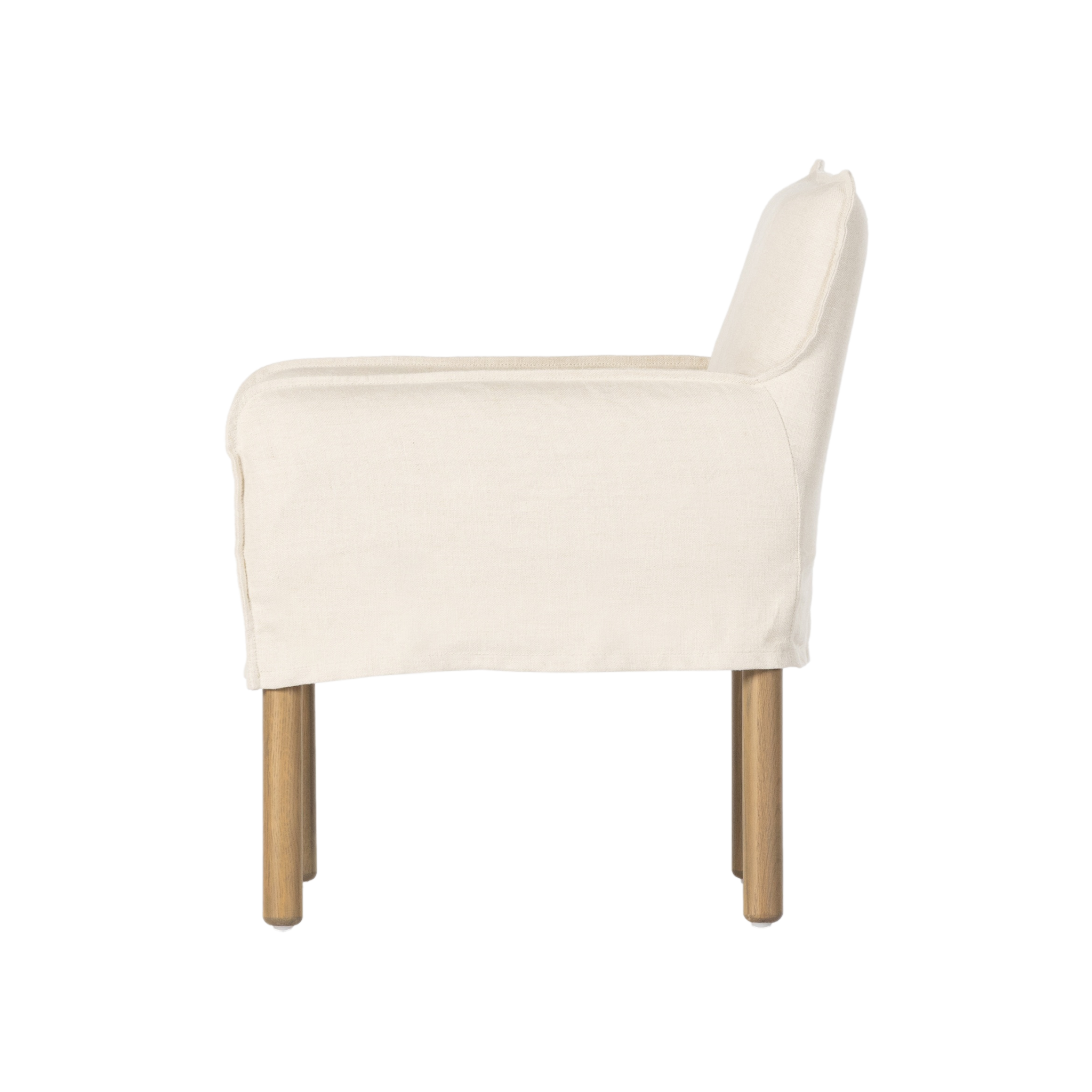 Addington Slipcover Armchair in Natural