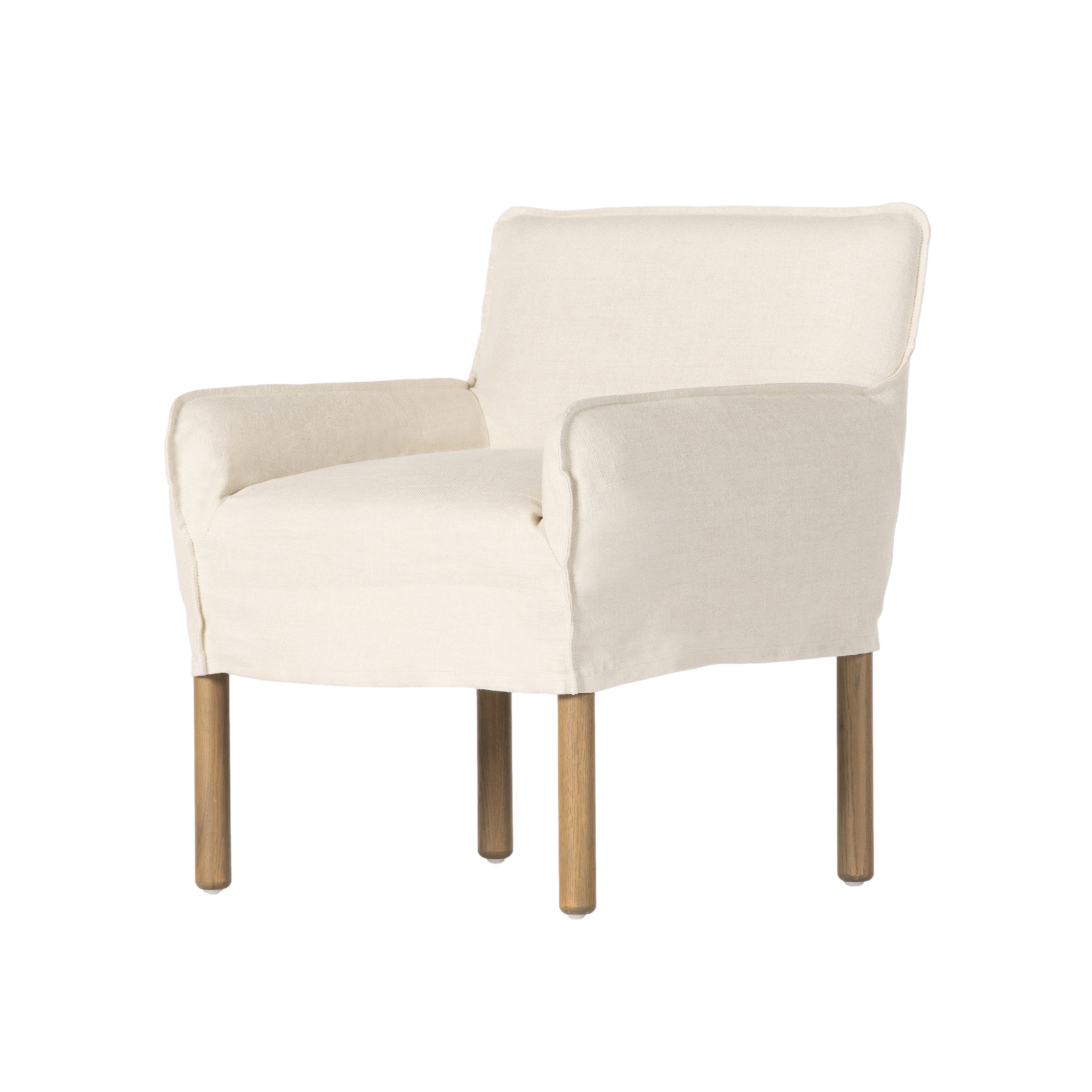 Addington Slipcover Armchair in Natural