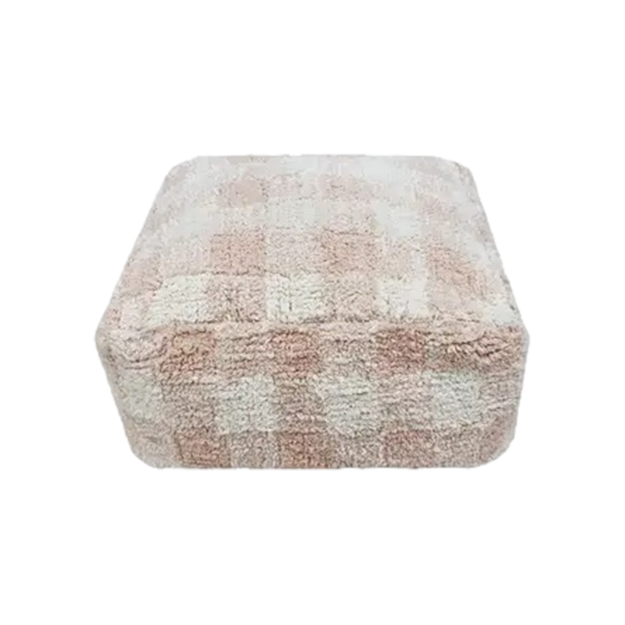 Vichy Pouf in Rose