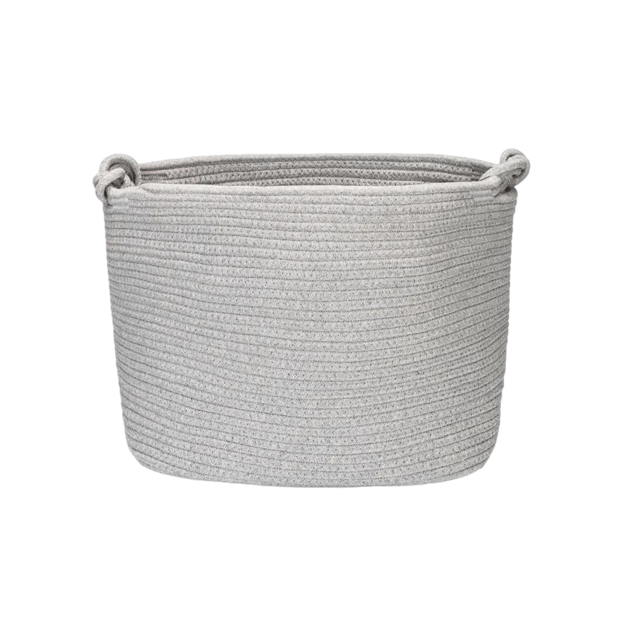 Rope Cube Storage Basket in Gray