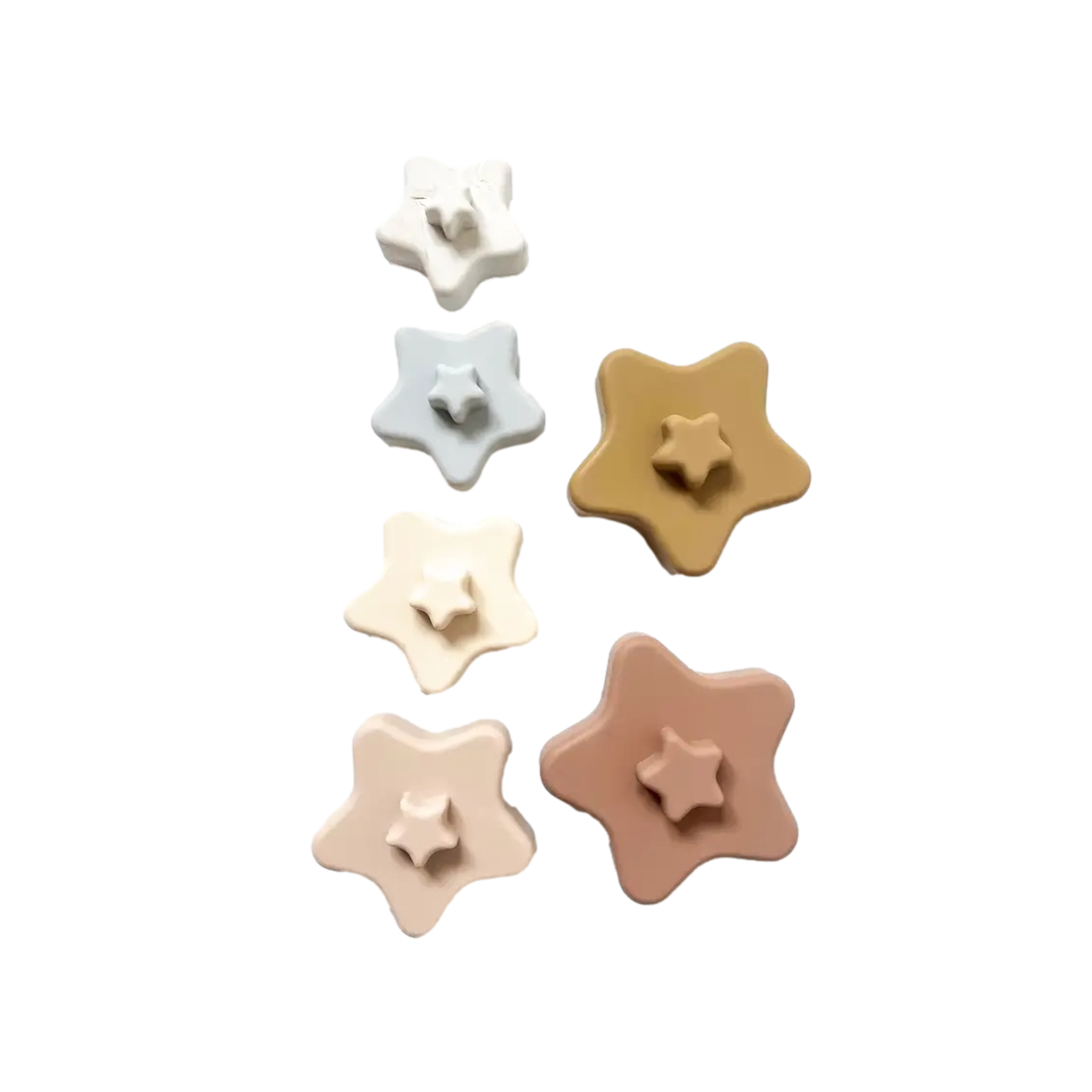 Silicone Star Stacking Toy
