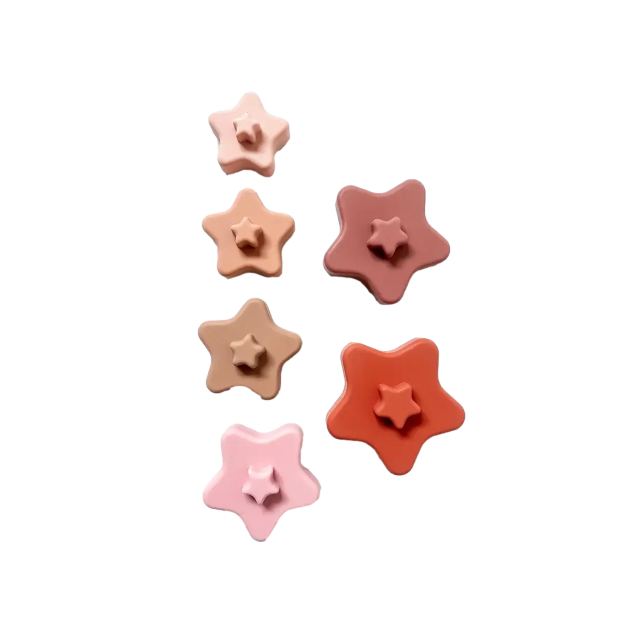 Silicone Star Stacking Toy