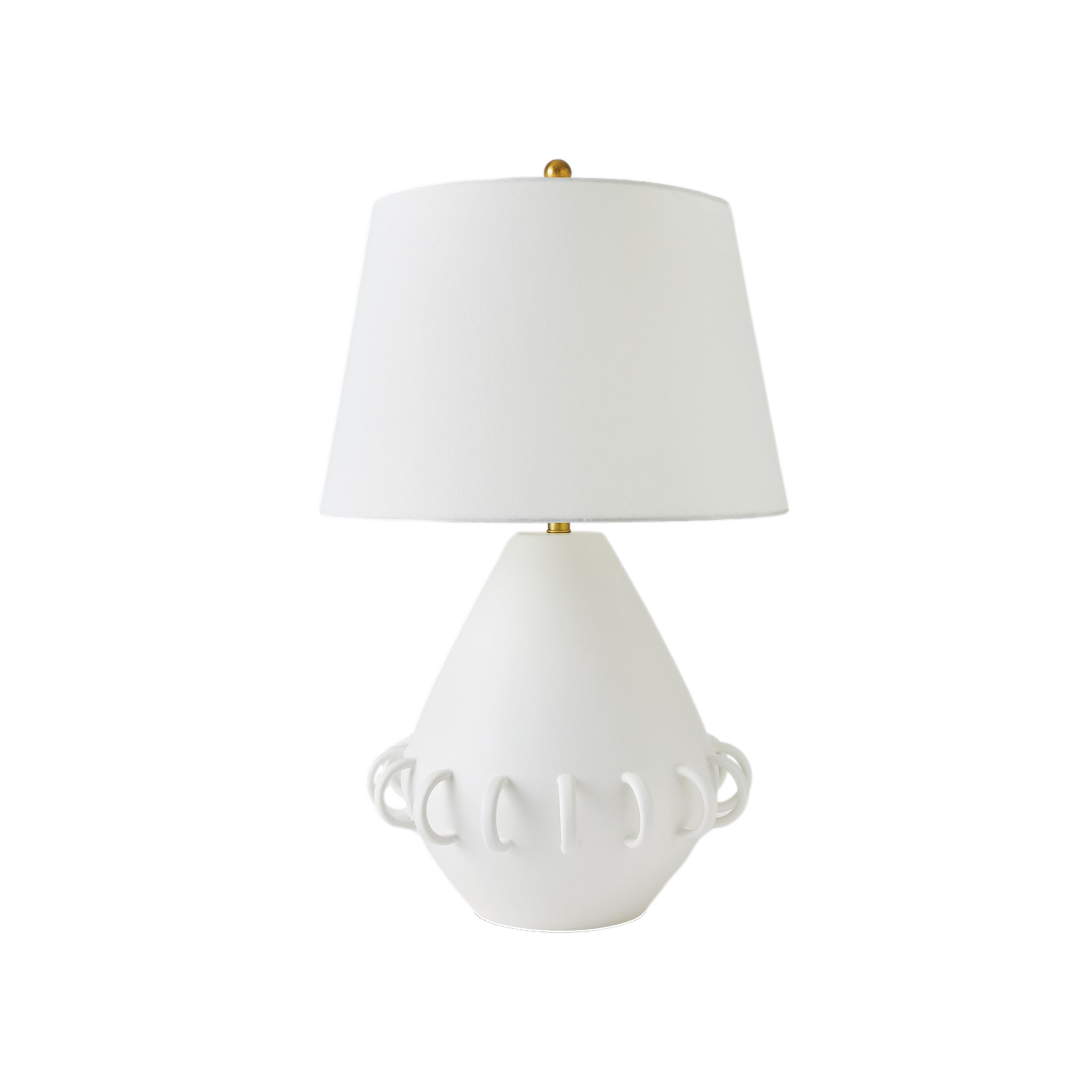 Bangle Lamp in Matte White