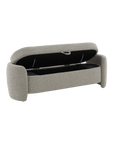 Danianna Boucle Bench in Putty
