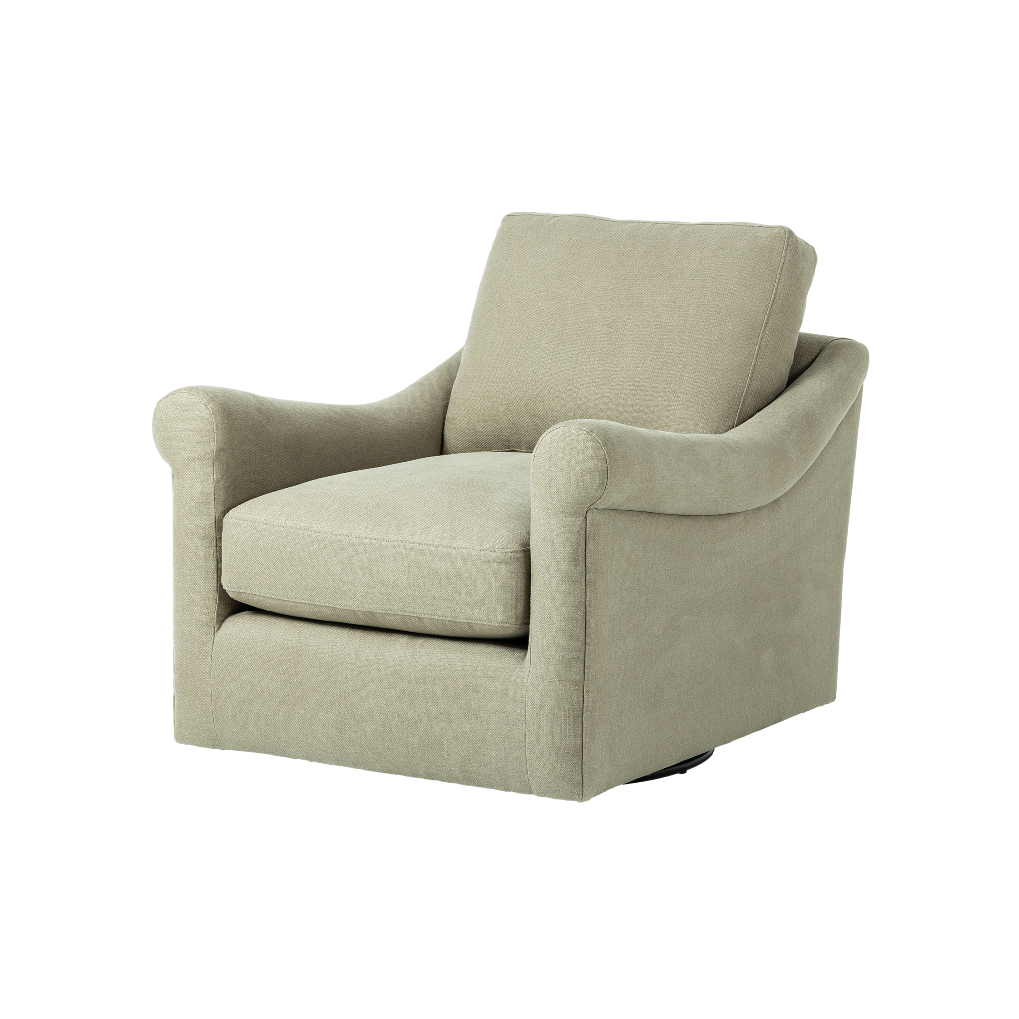 Bridges Swivel Chair in Khaki