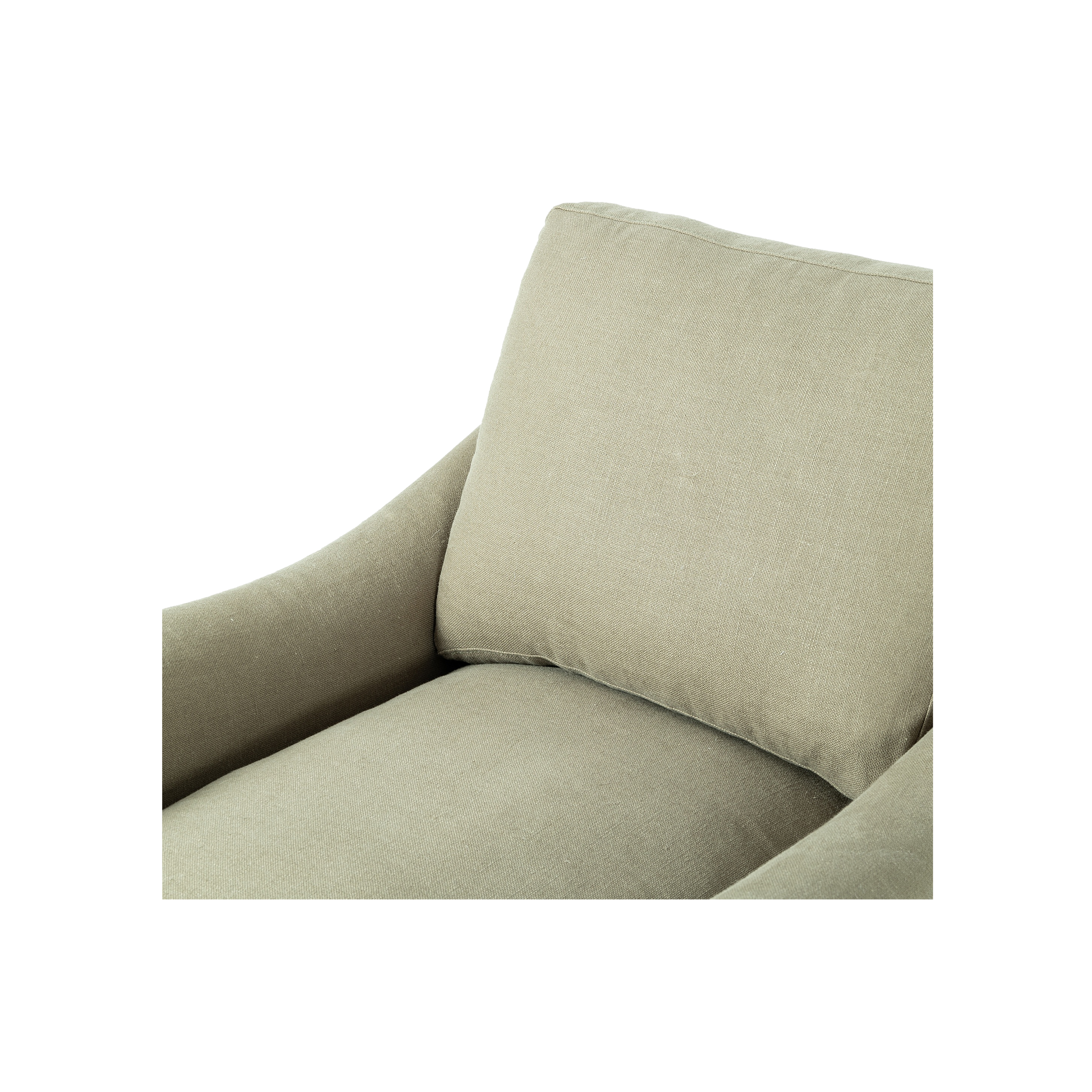 Bridges Swivel Chair in Khaki
