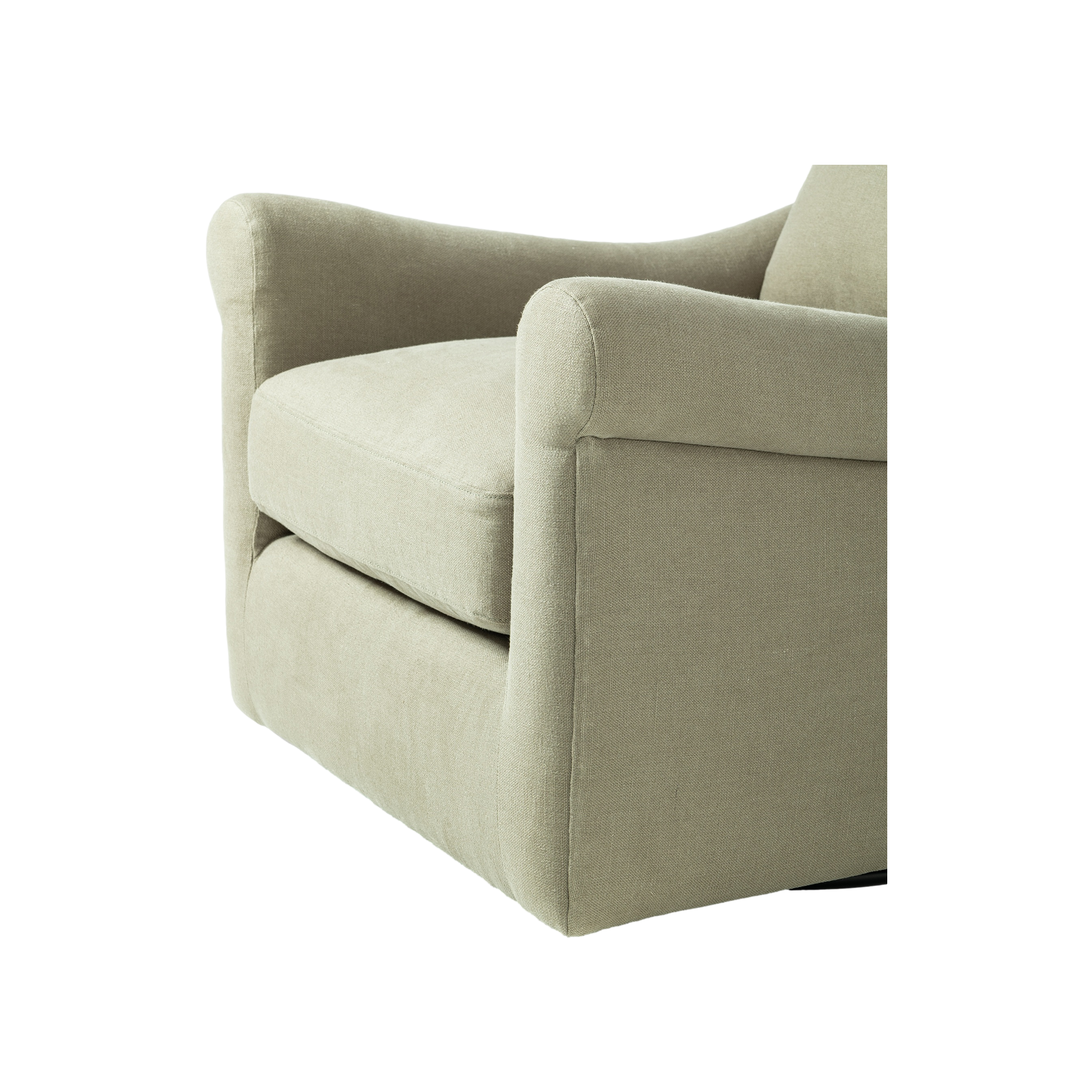 Bridges Swivel Chair in Khaki