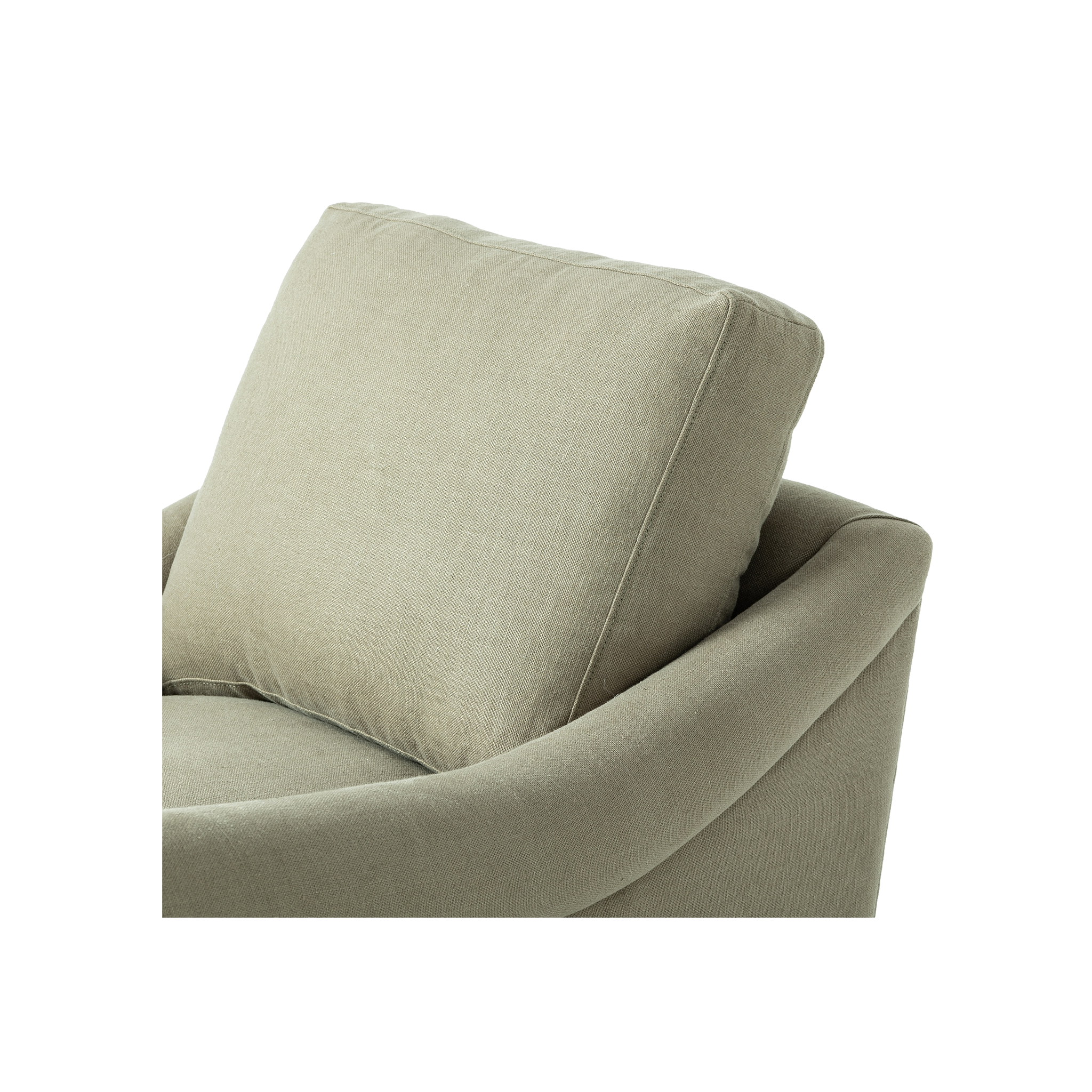 Bridges Swivel Chair in Khaki