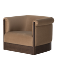 Colby Swivel Chair in Camel
