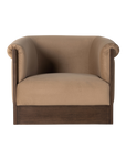 Colby Swivel Chair in Camel