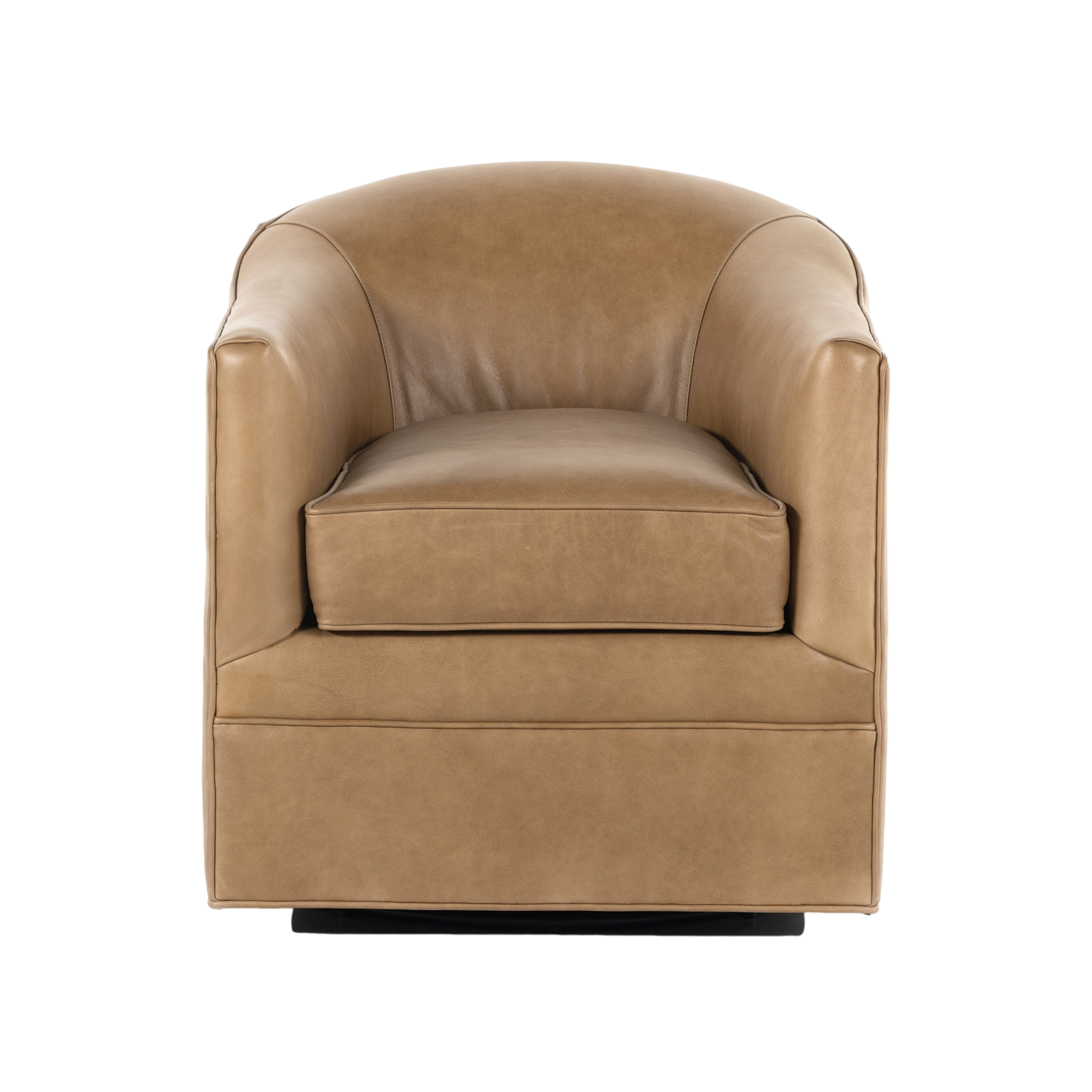 Quinton Swivel Chair in Taupe