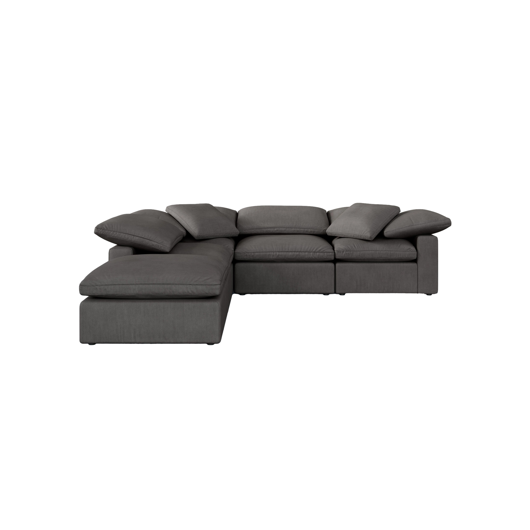 Soho 5-Piece Sectional with Chaise in Pepper