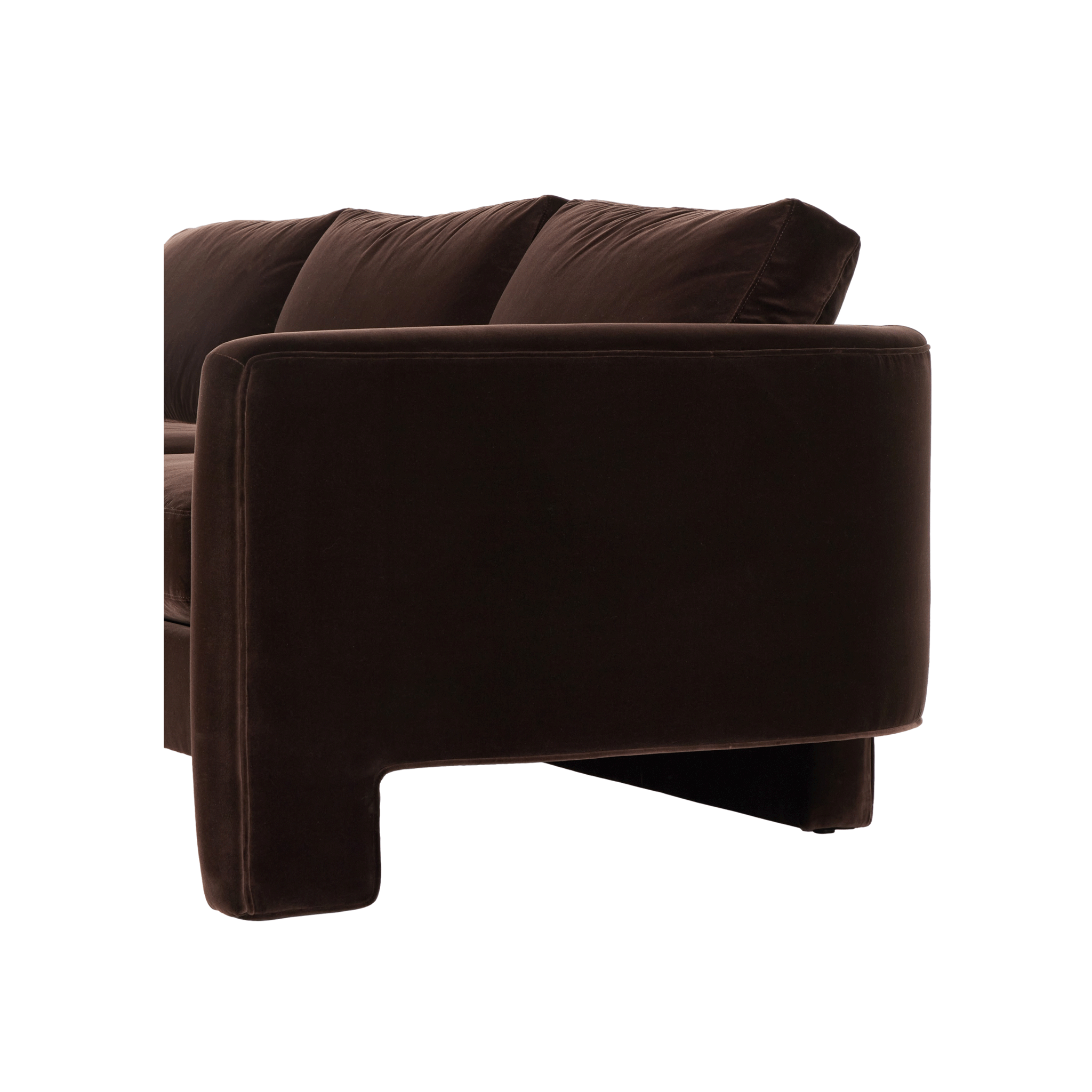 Katya Sofa in Surrey Cocoa