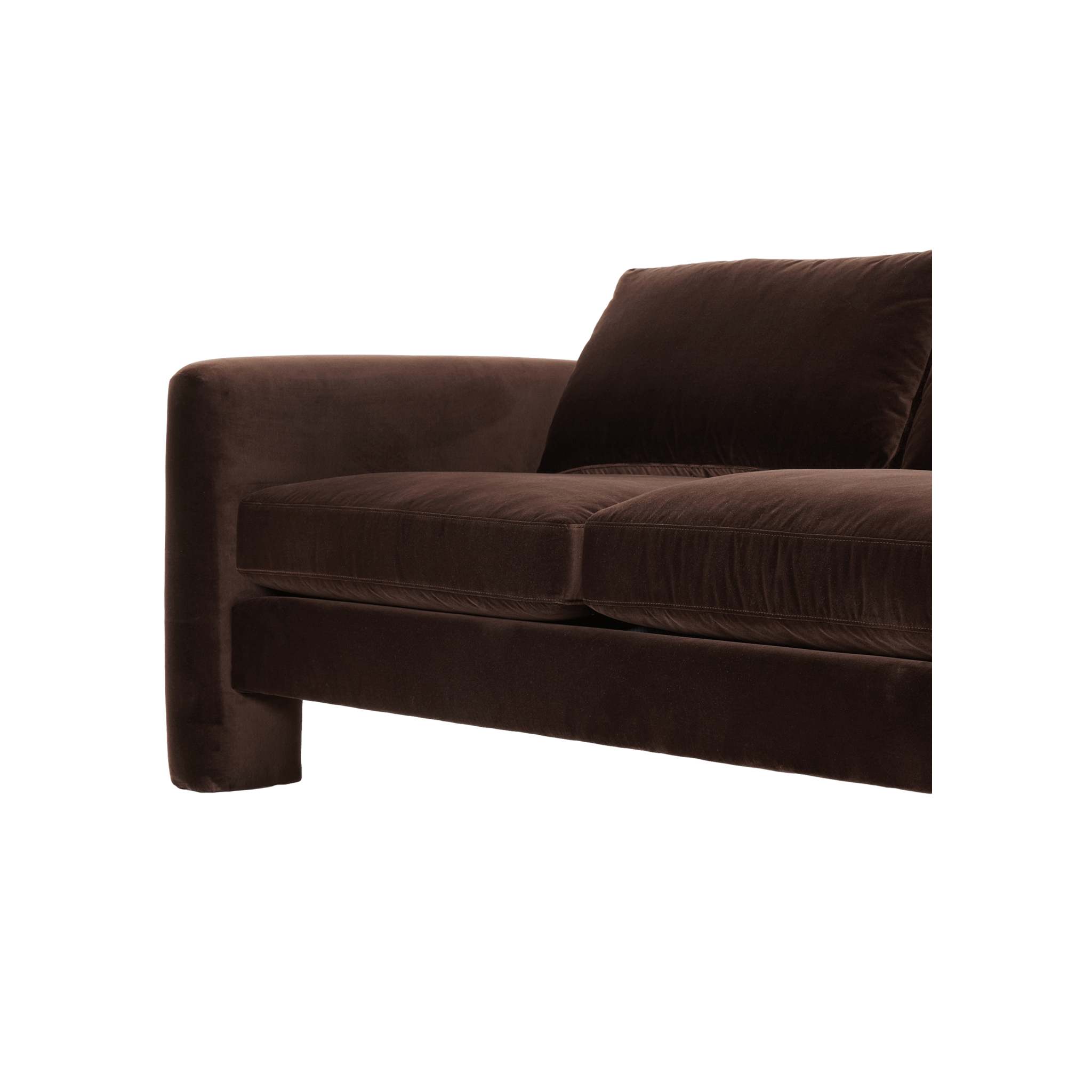 Katya Sofa in Surrey Cocoa