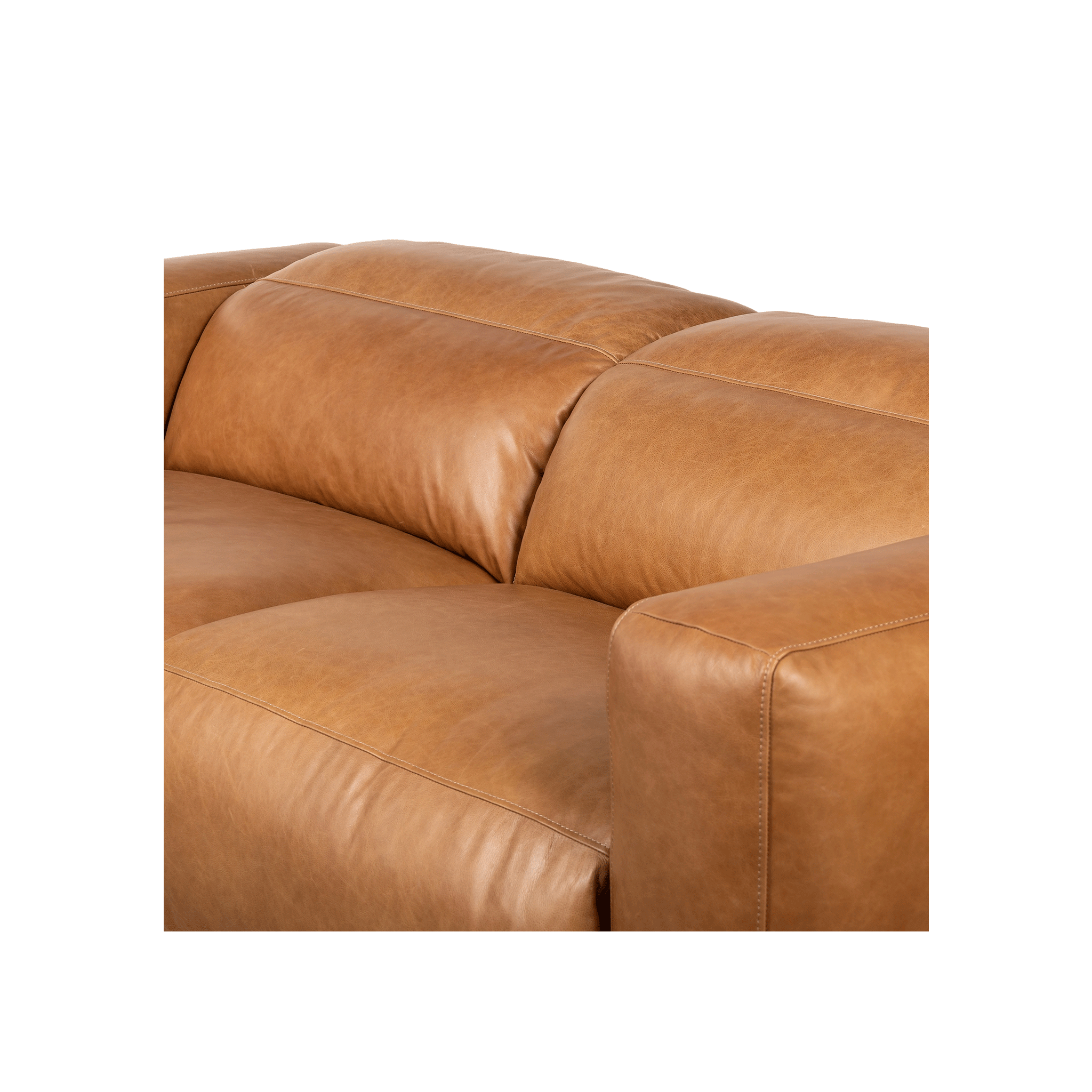 Radley Power Recliner 2-Piece Sectional in Butterscotch