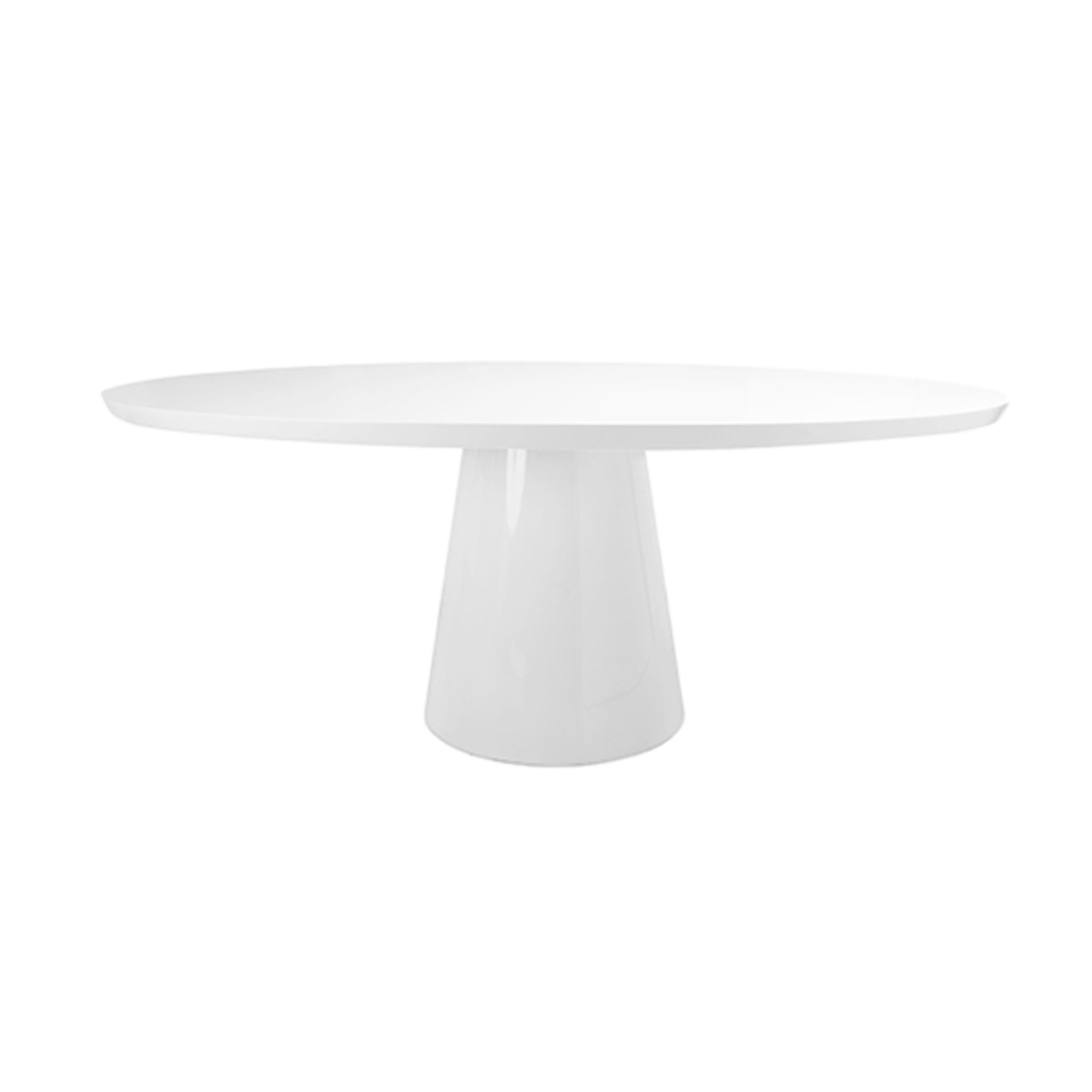 Sadler Oval Dining Table (White)