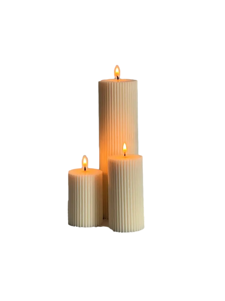 Centerpiece Pilar Candles