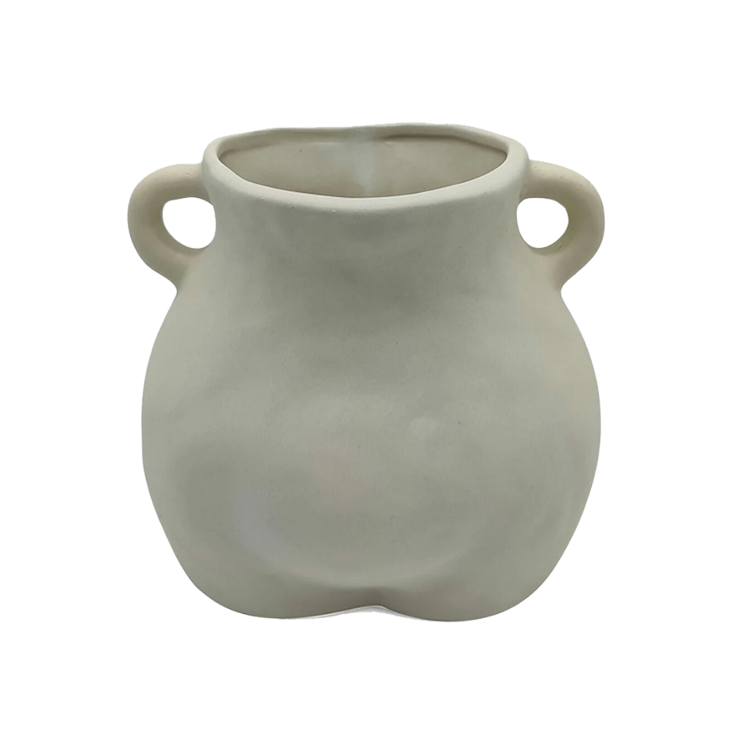Bum Vase with Handles