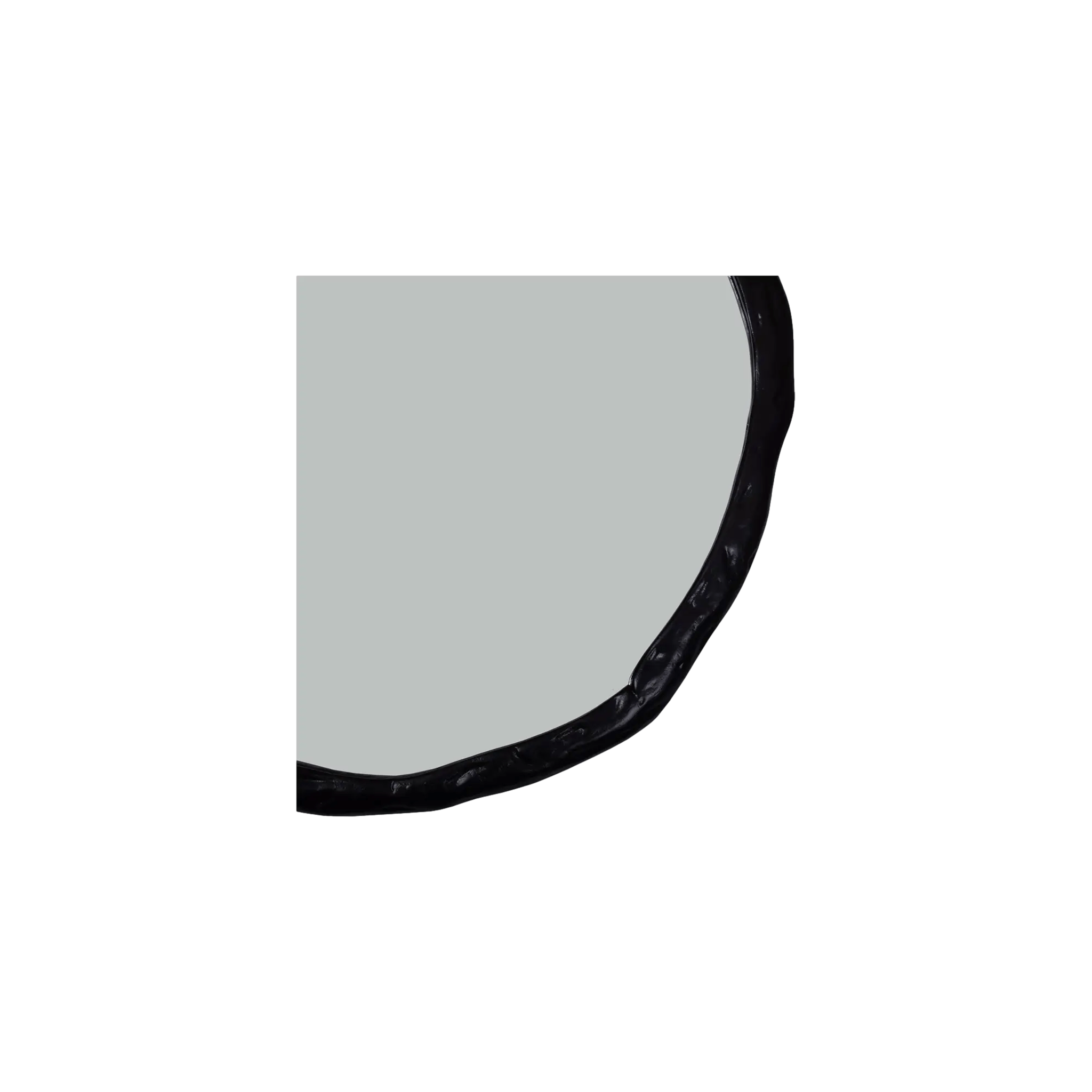 Foundry Mirror (Black - Round)