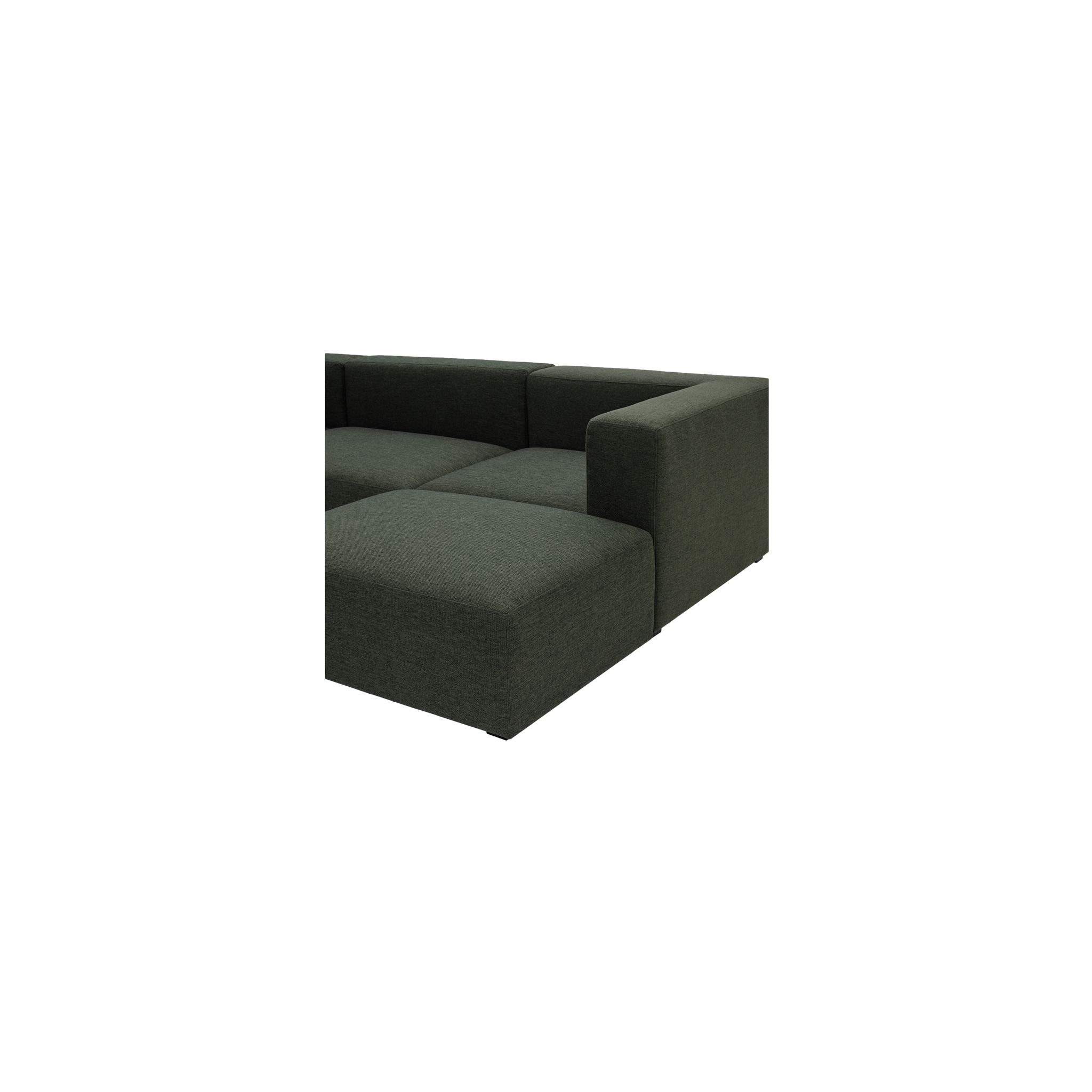 Romy Lounge Modular Sectional (Dark Green)
